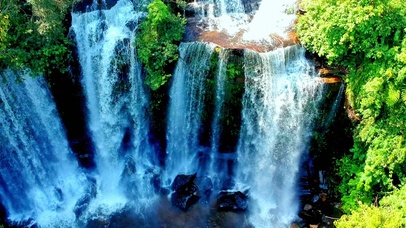 绝美治愈瀑布 4K