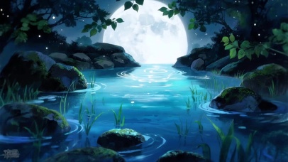 月夜溪语