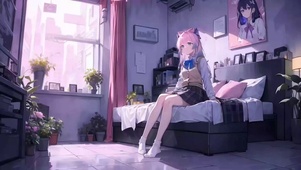唯美闺房少女