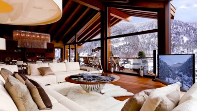 美丽的冬季景色