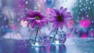 水雾小花