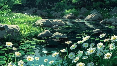 荷塘月色 唯美治愈