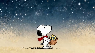 捡星星的史努比