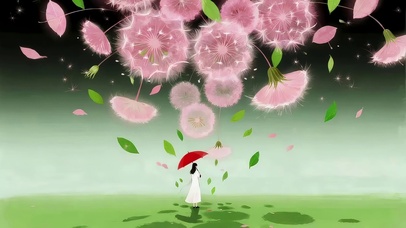 漫天花落