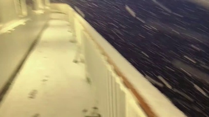 海上大雪