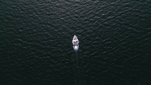 解压风景·海面小船