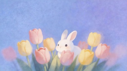 花朵兔子
