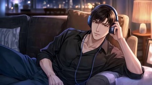 听歌的男人