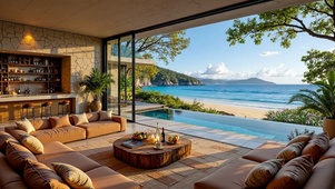 蓝天山海小屋