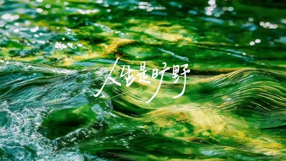 绿绿的湖水
