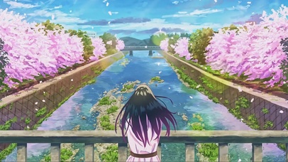 小河樱花