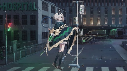 吊瓶少女 