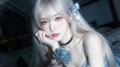 清纯治愈女孩