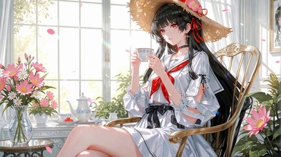 闲茶午后美少女-千咲