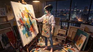 窗边的色彩