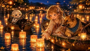 大狗狗的守护&浪漫水灯