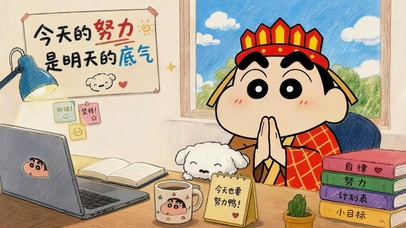 今天的努力 明天的底气