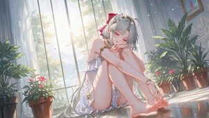 初秋居家少女珂莱塔