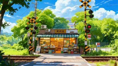火车站商店