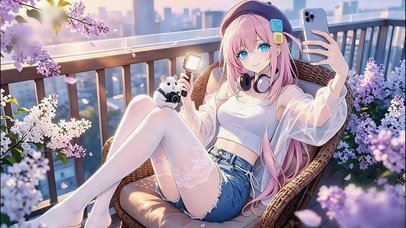 摇滚少女的阳台时光