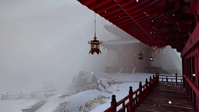 风吹雪散故人离