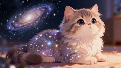 可爱猫咪带鱼屏