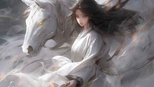 白衣少女