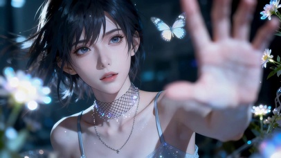 清纯蝴蝶女孩