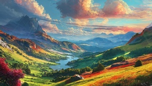 美丽山谷