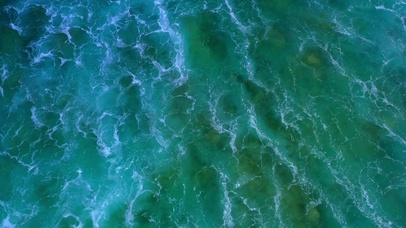 4K治愈护眼海浪