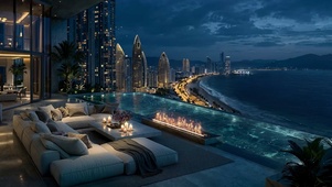 滨海顶楼露台空间