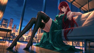 优雅黑丝女孩
