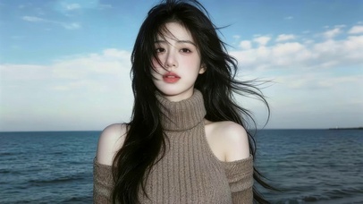 海边少女
