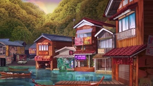 湖边度假村