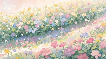 桌面壁纸花海