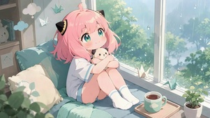 雨天窗边少女阿尼亚