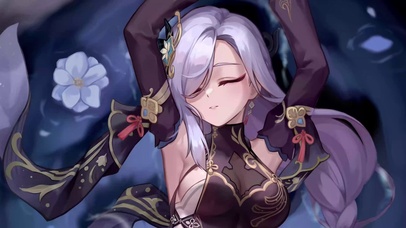 申鹤-画师：夜蓝星炫