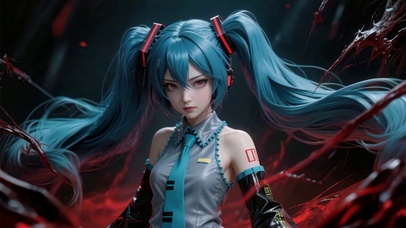 暗黑赛博风初音未来