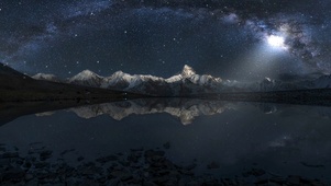 星空倒影