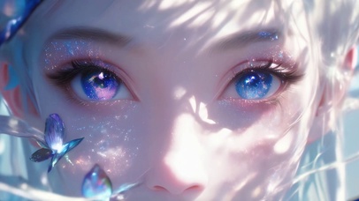 眼里有星星