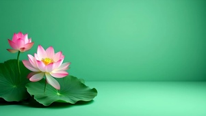 清新治愈荷花