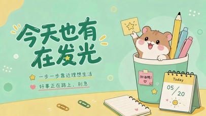 今天也有在发光