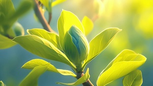 绿色小芽