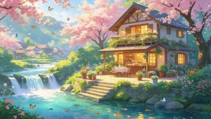 唯美梦幻小屋