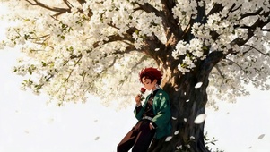 樱花树下炭治郎