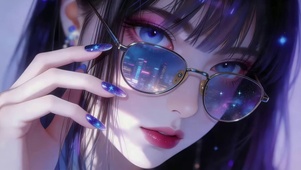 墨镜御姐