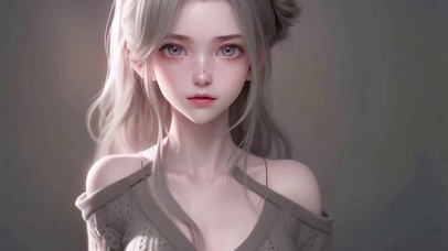 长发气质高冷欧美范儿美女