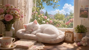 猫的午后