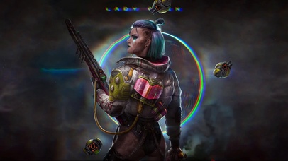 赛博朋克 佣兵少女