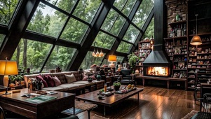 【雨景】雨林中的别墅